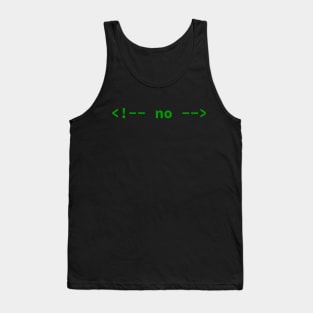 no comment (HTML) Tank Top